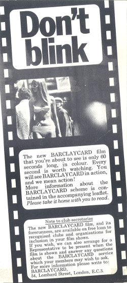 Image of Flyer for Travelling Light, 1968