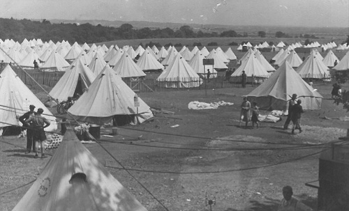 Camp at North Stoneham.