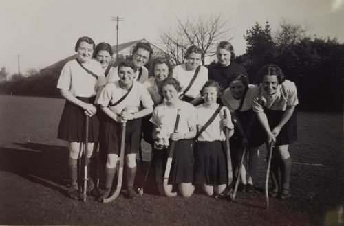 Student hockey team at City of Portsmouth Training College