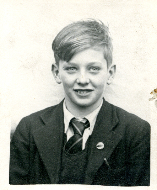 Barry Hines aged 12 years