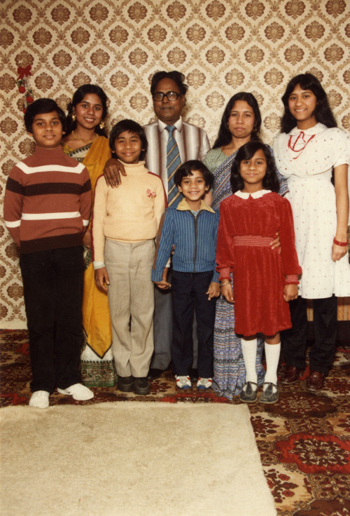 Family photograph, Ahmed third from left (GB3228.19.6.1)