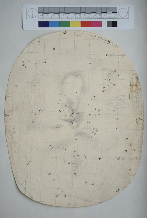 John Herschel’s drawing of 30 Doradûs, also known as the Tarantula Nebula