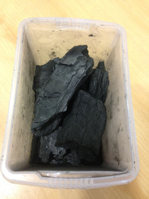 Charcoal from sculpture Place 2015 (ref: ST-3-14-26).